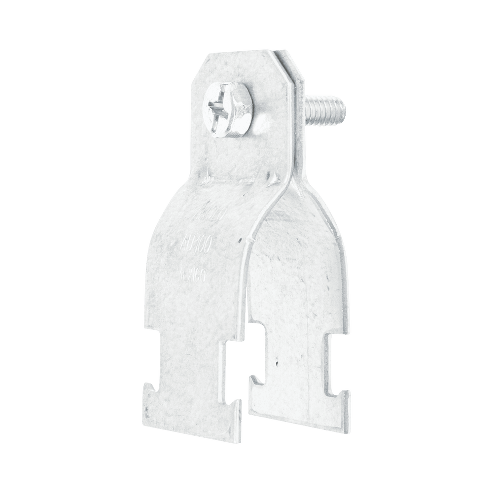 ANCAE12-l Abrazadera Unicanal para Conduit Pared Gruesa y PVC de 1/2" (13 mm). ANC-AE-12 1