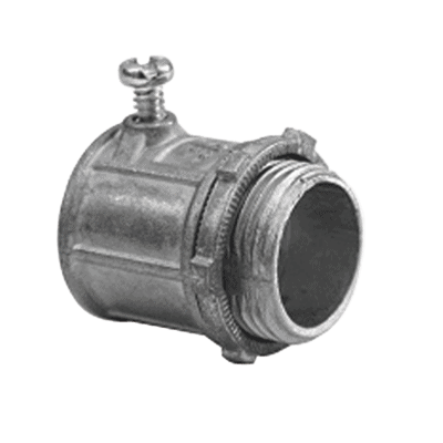 Conector de 1" para Tubo Pared Delgada con Tornillos Opresores.
