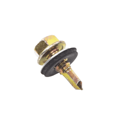 Tornillo Punta Broca Sello Montado 6.5 X 38 mm (1/4" X 1 1/2") Caj. C/100pz.