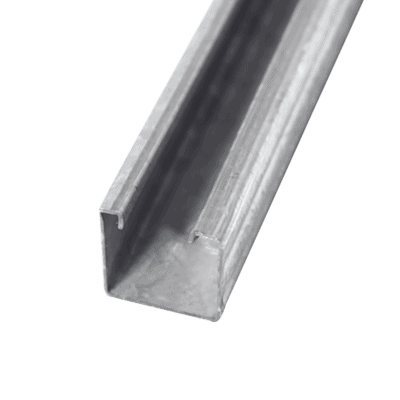 Unicanal Sólido 4 X 4 cm X 3 m (Galvanizado en Caliente).