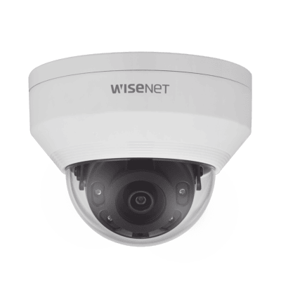 Cámara IP Tipo Domo Antivandálico 4 Megapíxel / Lente 3mm / IR 20M / WDR 120db / IP66 / IK10 / H.265 & WiseStream / POE 802.3af