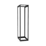 Rack de Cuatro Postes Estándar de 19", Rieles Roscados #12-24, Profundidad Ajustable de 23 a 42 in, 45 Unidades de Rack, Color Negro AR4P-l
