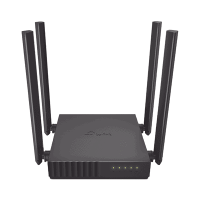 Router Inalámbrico doble banda AC, 2.4 GHz y 5 GHz Hasta 1200 Mbps, 4 antenas externas omnidireccional, 4 Puertos LAN 10/100 Mbps, 1 Puerto WAN 10/100 Mbps, Versión 6