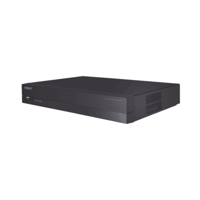 NVR 8 canales soporta hasta 8MP / H.265 / P2P Wisenet / 8 puertos PoE Plug and Play.