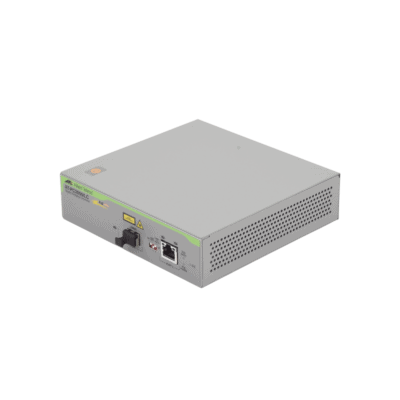 Convertidor de medios Gigabit Ethernet PoE+ a fibra óptica, conector LC, multimodo (MMF), distancia hasta 550 m