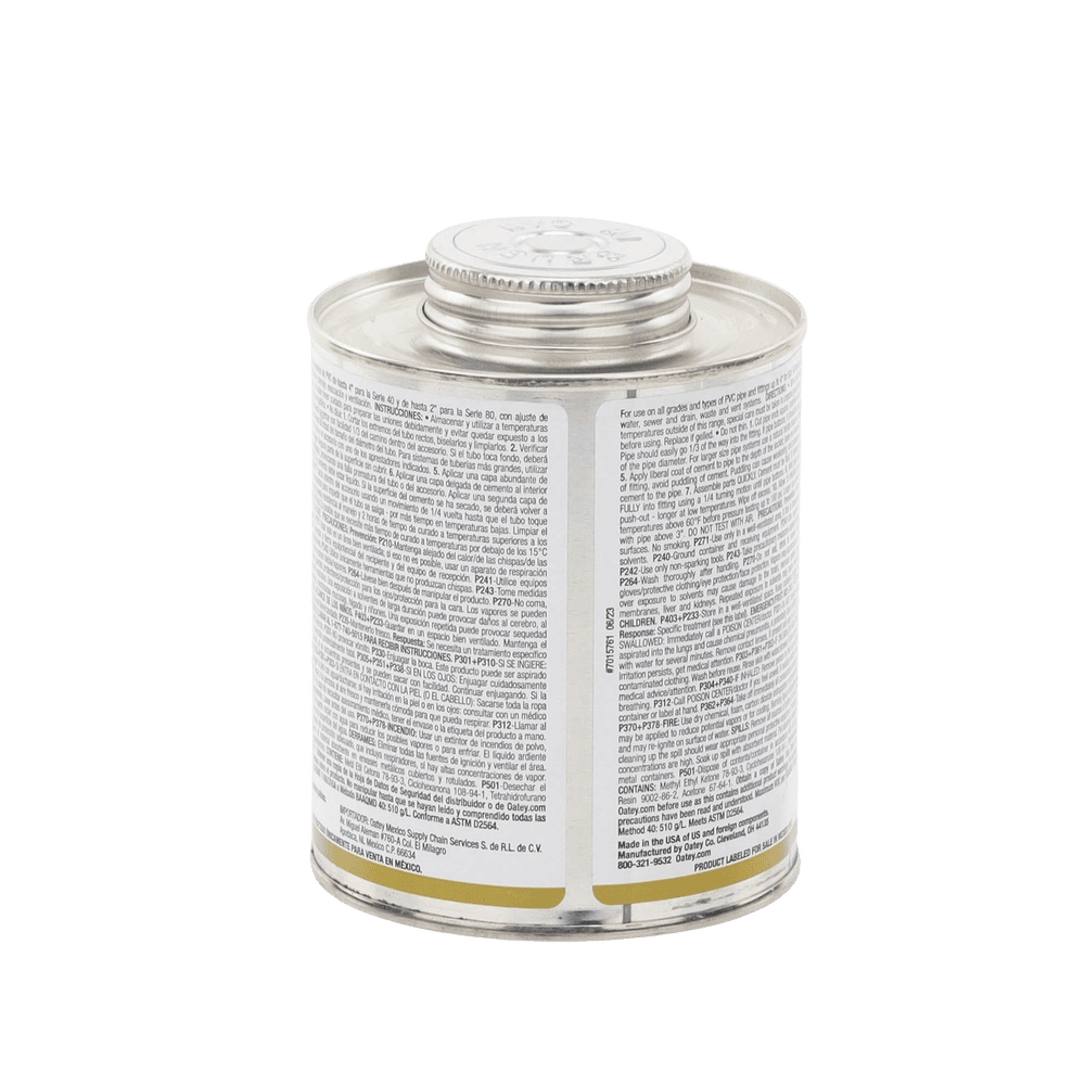ATUP16PE-AD-3-l Pegamento / Cemento Claro de 473 ml para Tubo Conduit PVC Pesado. ATUP16PE 3