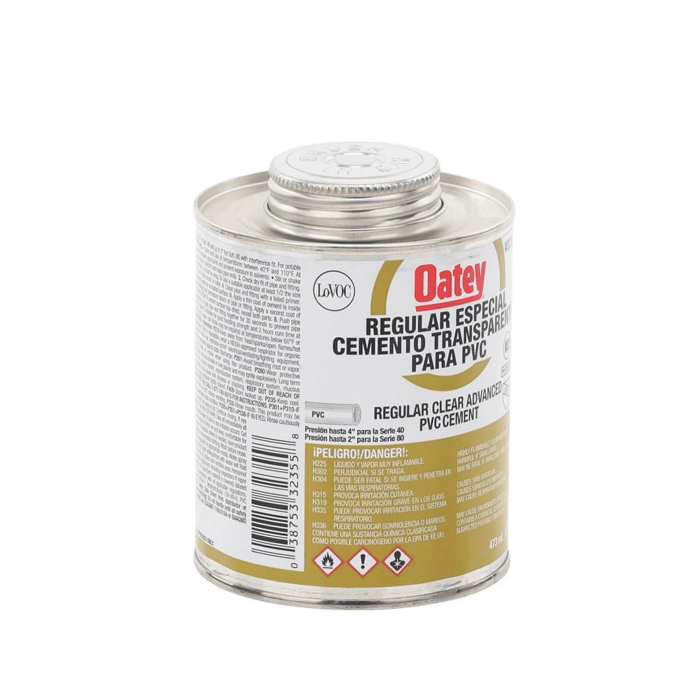 ATUP16PE-AD-4-l Pegamento / Cemento Claro de 473 ml para Tubo Conduit PVC Pesado. ATUP16PE 4