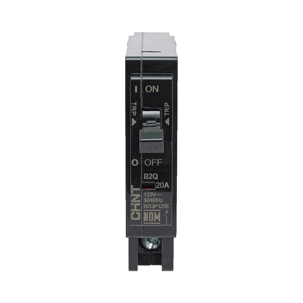 B2QP130E-FRENTE-l Interruptor Termomagnético Enchufable, Serie: B2Q, 1P, 30A, 120/240V (SKU:1002265) B2QP130E 2