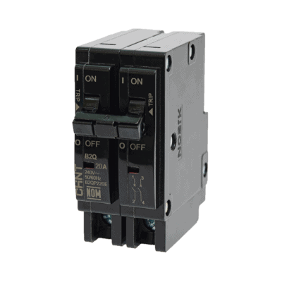 Interruptor Termomagnético Enchufable, Serie: B2Q, 2P, 30A, 240V (SKU:1002281)