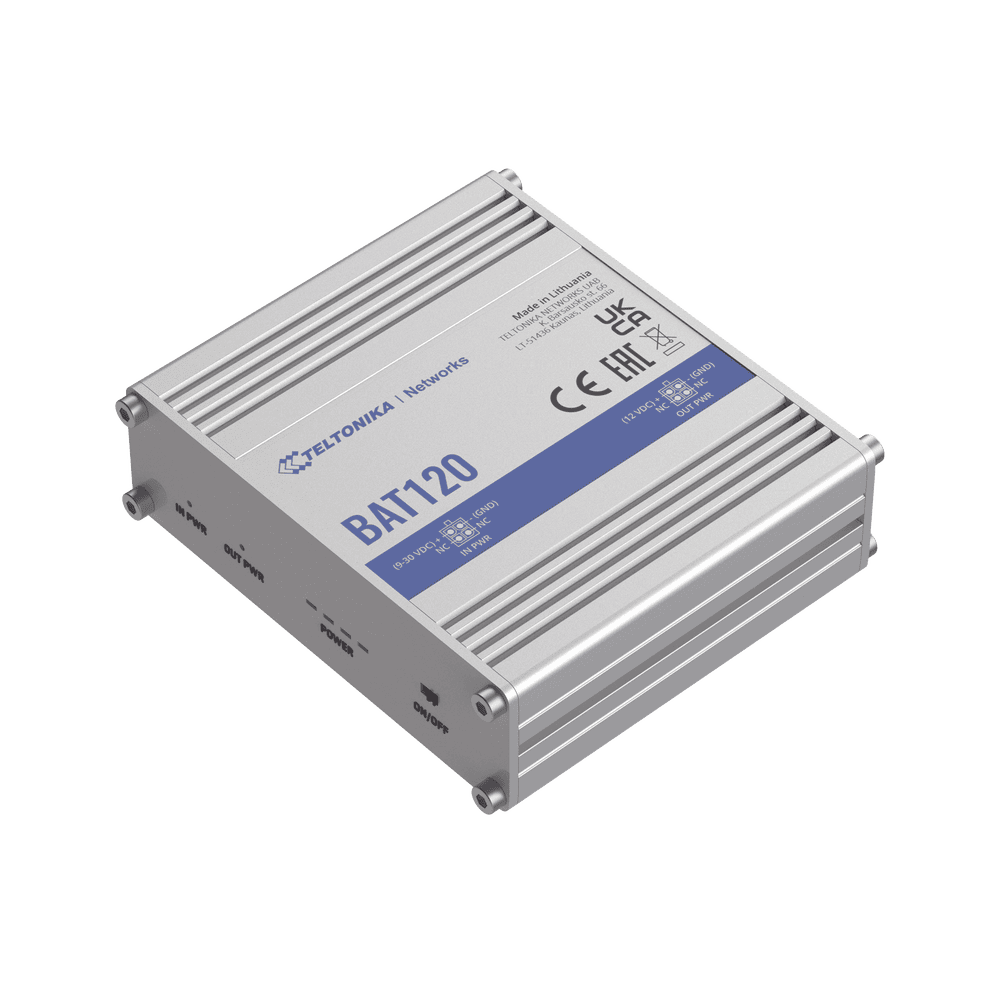 BAT120-l UPS industrial para (RUT2xx, RUT9xx, RUTXxx, TRBxxx) 2300 mAh 17 Wh, 12 volts de salida BAT120 1