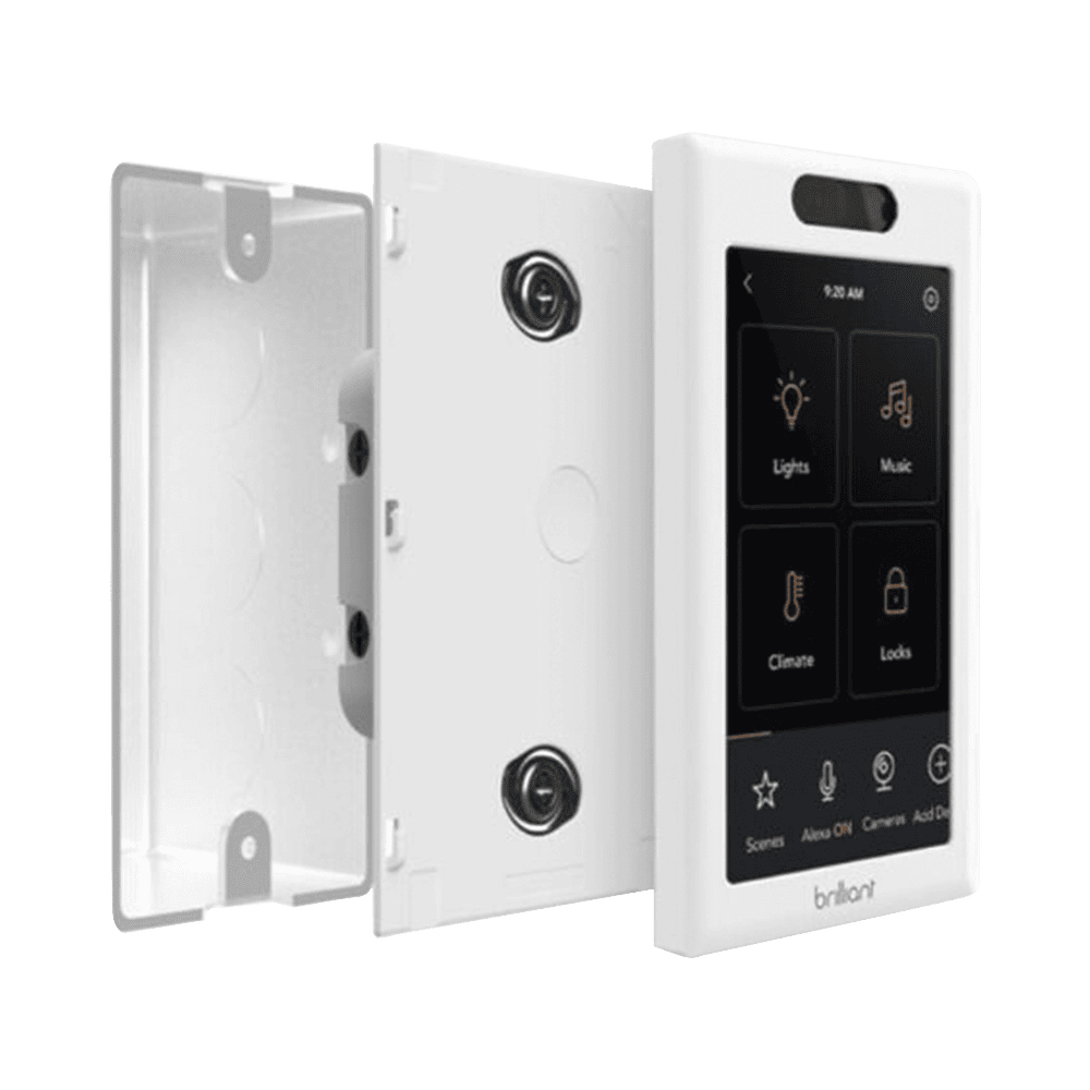 BHA120USWH1C-LAT-DER-l Control de iluminación touch desde su pantalla en pared BHA120USWH1C 3