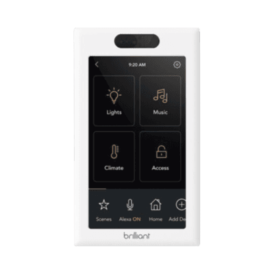 Control de iluminación touch desde su pantalla en pared