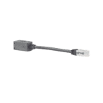 Adaptador Para Desconexión Accidental Segura, Jack a Plug Categoría 6A, UTP, CM, 20.3 cm (7.99 pulgadas) de Longitud, Color Negro BKA6ASD8INBL-l