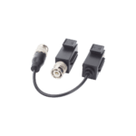 Kit de Transceptor (Balluns) TURBOHD con Boton Push / Hasta 8 MP (4K) / 100% Cobre / Soporta HD-TVI / AHD / CVI / CVBS / Audio por Coaxitron / Datos para Menu de Configurar de Cámaras BL1H18-AD-2-l