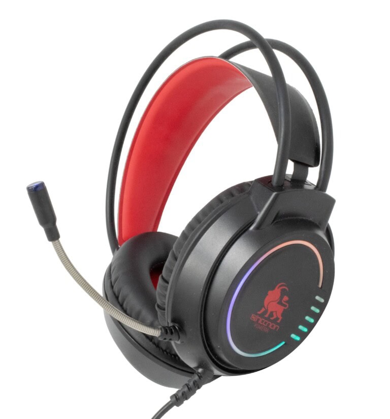 AUDIFONOS HEADSET GAMING OVER-EAR NBHG KIMERA RGB ALAMBRICO 3.5MM USB PC CONSOLAS CELULAR MICROFONO FLEXIBLE INC ADAPTADOR AZUL