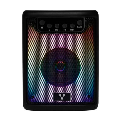 MINI BAFLE VORAGO KSP-180 NEGRO 3 PULGADAS 10WATTS RMS / RECARGABLE / TWS BT 4HRS CARGA USB TIPO C