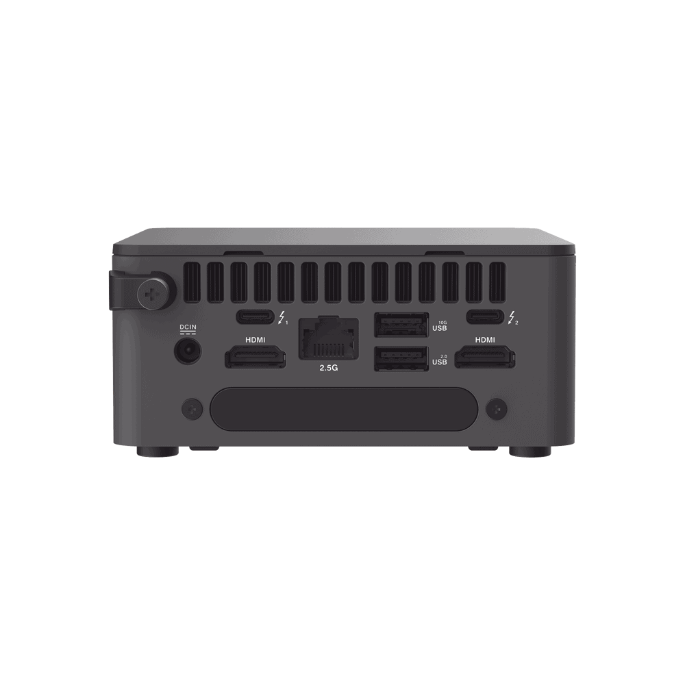 BOXNUC1513I-AD-4-l NUC / Intel / Mini PC Performance / Core i5 / 13va Generación / 1 X HDMI / 3 X USB / 1 X USB-C / WiFi 6 / Bluetooth / Memoria RAM, S.O y SSD o HDD No Incluido / Incluye Fuente BOXNUC1513I 5