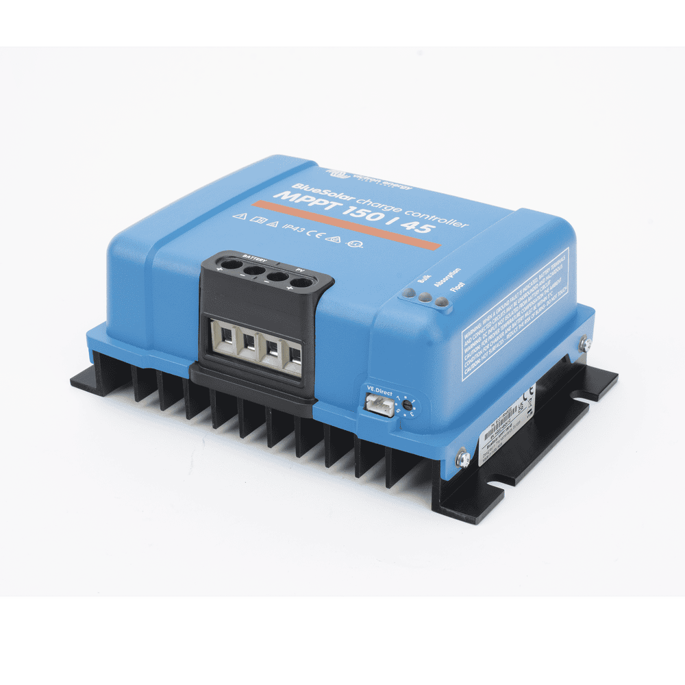 BSMPPT150_45-AD-5-l-1 BlueSolar MPPT 150/45. Controlador Solar MPPT 45A, Voltaje Selección Automática: 12/24/36/48 Vcc. BSMPPT150/45 5