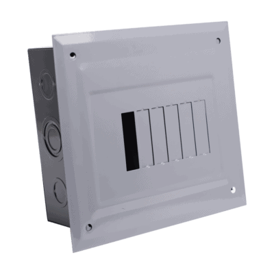 Centro de Carga para Empotrar, 06 Polos, 60 A, 1 Fase 3 Hilos, 120/240 V AC, 60Hz