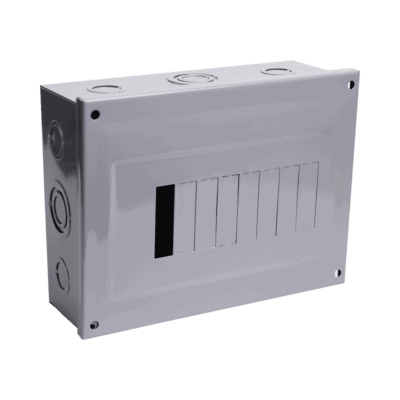 Centro de Carga para Sobreponer, 08 Polos, 100 A, 1 Fase 3 Hilos, 120/240 V AC, 60Hz