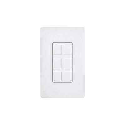 Caja de pared para contactos varios, 6 mini espacios.