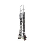 Escalera de Fibra de Vidrio con Jaula de 8'-14' (2.44 - 4.27 m). Con Ajuste en Ruedas (RATCHET™ Leveler) (SKU:18515-817). CAGE8FTR-AD-5-l