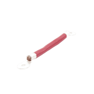 Cable para Baterías, 0.2 m, rojo, Calibre 2 AWG con Terminales de Ojo en Ambos Extremos