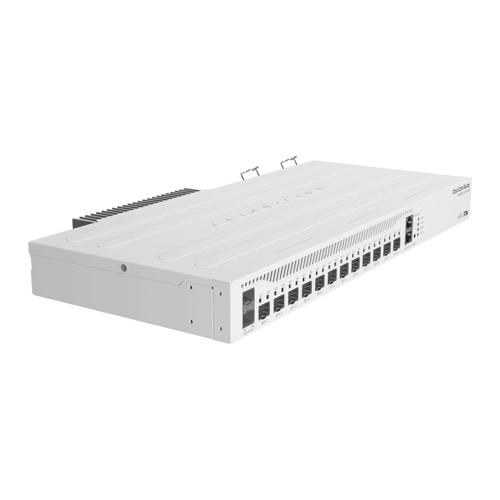 CCR20041G12SPLUS2XS-LAT-IZQ-l (CCR2004-1G-12S+2XS) Cloud Core Router 12 puertos 10G SFP+, 2 25G SFP28, Fuente Redundante CCR2004-1G-12S+2XS 2