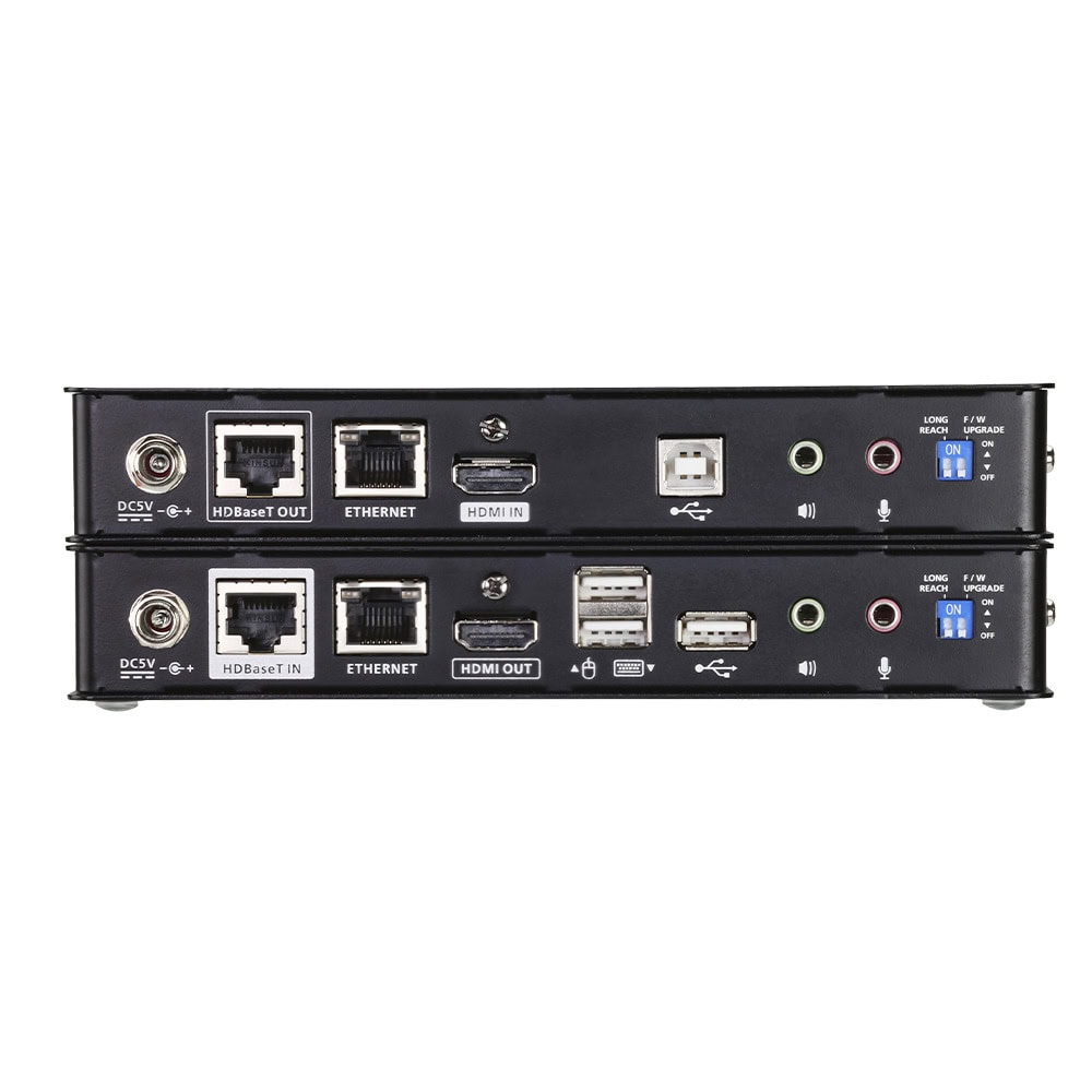 CE820-FRENTE-l Kit Extensor KVM | 100m | Conector HDMI | HDBaseT™ | Resolución 4K | USB 2.0 | Audio Estéreo CE820 2