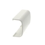 Unión recta, para uso con canaleta LD5, material ABS, Color Blanco Mate CF5IWE-FRENTE-l