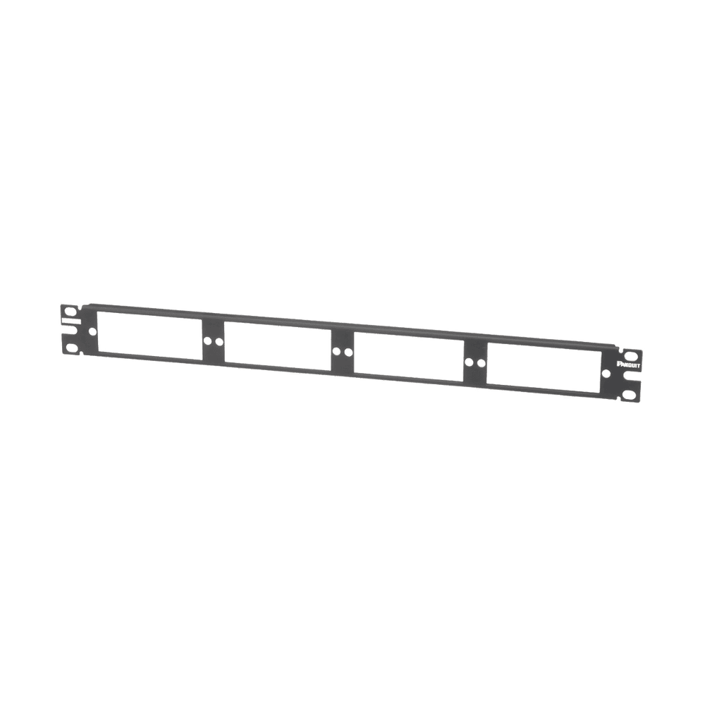 CFAPPBL1-AD-1-l-1 Patch Panel de Fibra Óptica, Para 4 Placas Acopladoras FAP o FMP, Color Negro, 1UR CFAPPBL1 3