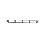 Patch Panel de Fibra Óptica, Para 4 Placas Acopladoras FAP o FMP, Color Negro, 1UR CFAPPBL1-AD-4-l-1