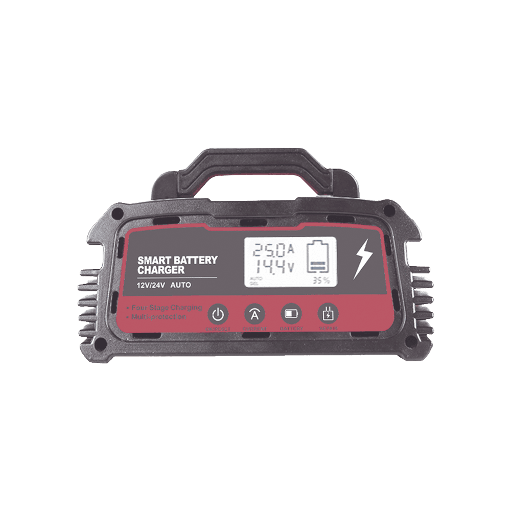 CHR250-AD-6-l Cargador de Baterías / 12 o 24 Vcc / hasta 250 Ah / 25 A / Display LCD CHR-250 5