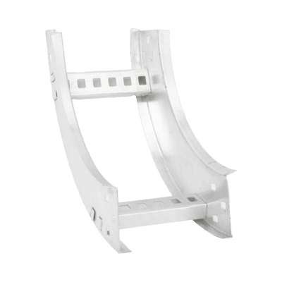 Curva Vertical Interior de Aluminio de 90° Perfil Z / Peralte 3 1/4" / Ancho 6" / Radio 8" / Incluye Tornillería