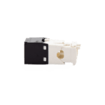 Conector Jack RJ45 Estilo TG, Mini-Com, Categoría 6, de 8 Posiciones y 8 Cables, Color Negro CJ688TGBL-AD-3-l