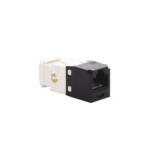 Conector Jack RJ45 Estilo TG, Mini-Com, Categoría 6, de 8 Posiciones y 8 Cables, Color Negro CJ688TGBL-AD-5-l
