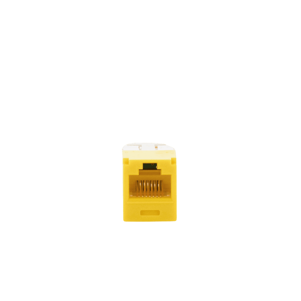 CJ688TGYL-AD-2-l Conector Jack RJ45 Estilo TG, Mini-Com, Categoría 6, de 8 Posiciones y 8 Cables, Color Amarillo CJ688TGYL 3