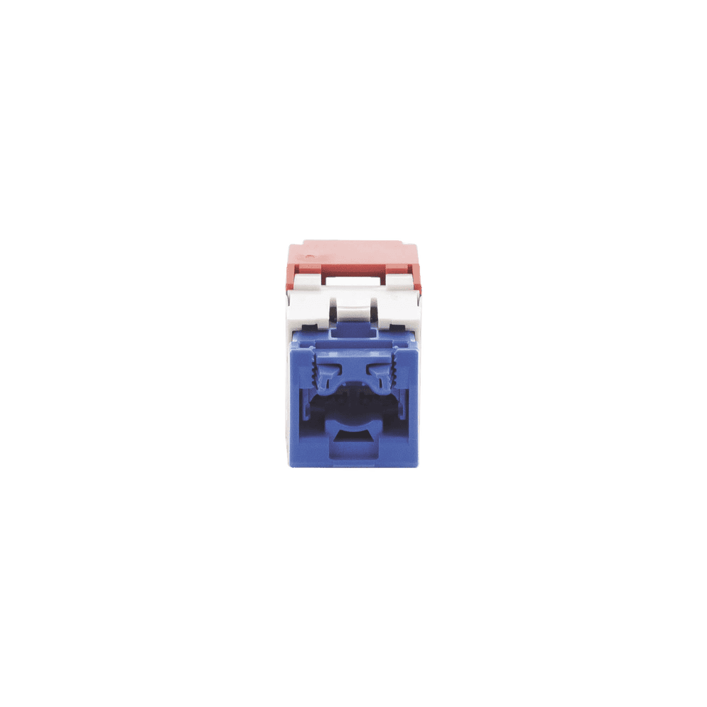 CJ6X88TGRD-AD-3-l Conector Jack RJ45 Estilo TG, Mini-Com, Categoría 6A, de 8 Posiciones y 8 Cables, Color Rojo CJ6X88TGRD 4