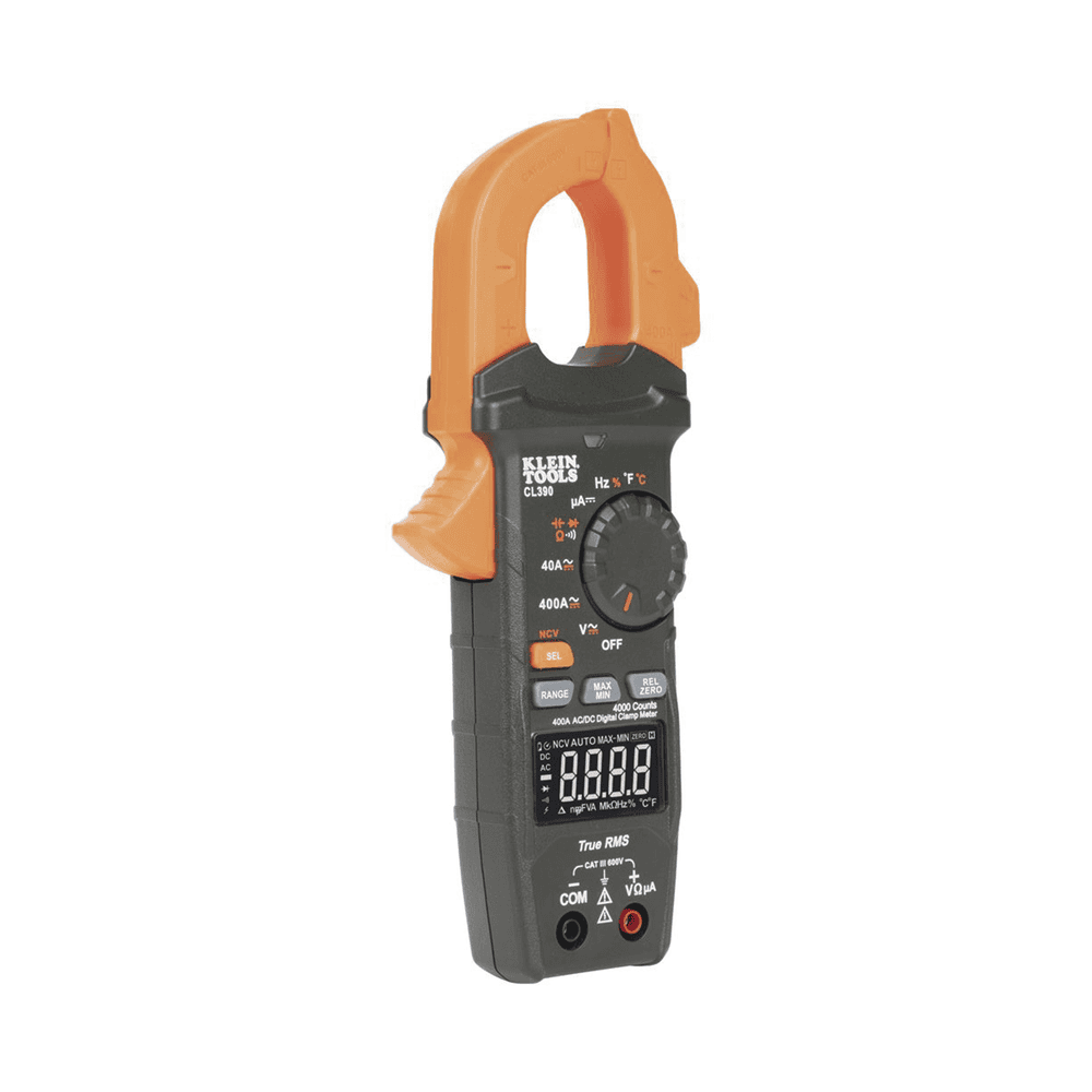 CL390-LAT-IZQ-l-1 Amperímetro Digital de Gancho, Rango Automático de 400 A CA/CD. (MIDE CORRIENTE DIRECTA) CL-390 3