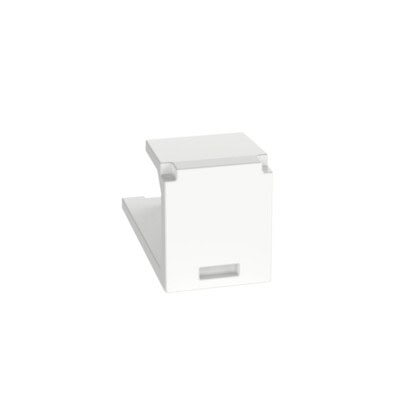 Módulo de Tapa Ciega (Inserto Ciego), Mini-Com, Color Blanco, 1 Pieza