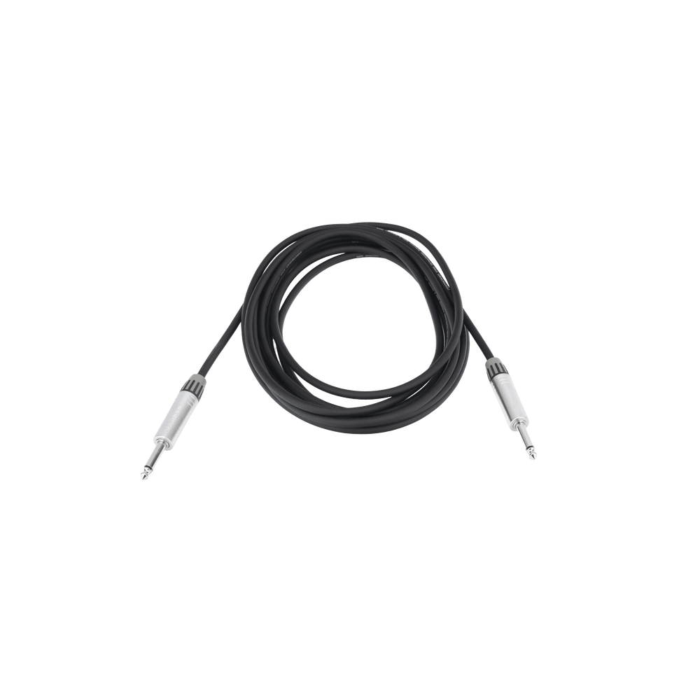 CMCPSPSL5M-l Cable de Audio | Plug 1/4 in a Plug 1/4 in Stereo | Carcasa Cromada | Conectores Seetronic | Longitud 5m CMC-PS-PS-L-5M 1