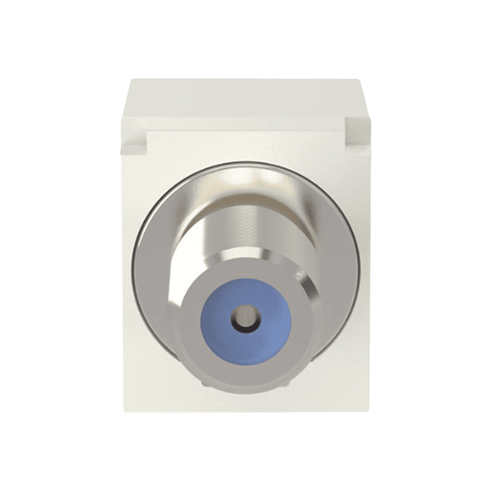 CMFWH-AD-1-l Módulo Acoplador Coaxial Tipo F, Mini-Com, de 75 Ohms, 3.0 GHz, Color Blanco CMFWH 2