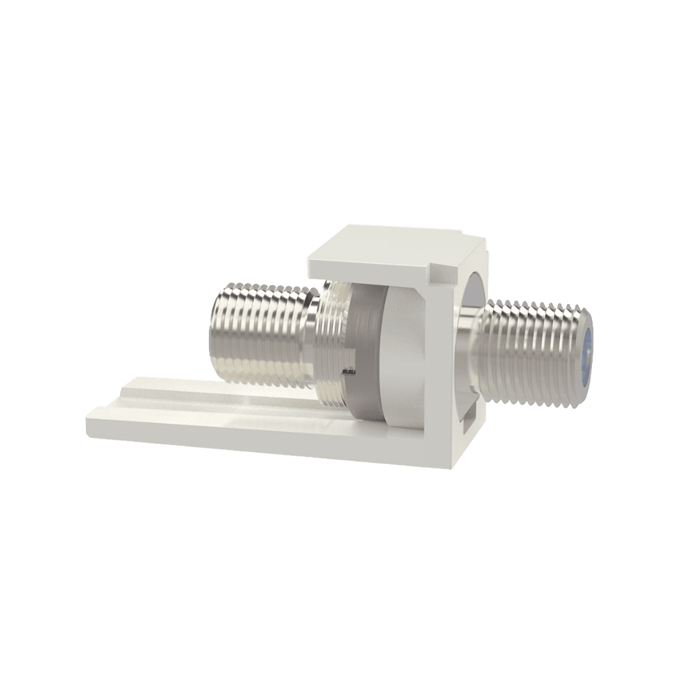CMFWH-AD-3-l Módulo Acoplador Coaxial Tipo F, Mini-Com, de 75 Ohms, 3.0 GHz, Color Blanco CMFWH 4