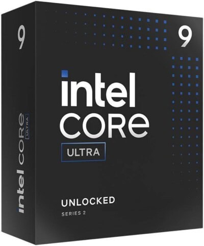 Procesador Gaming Intel Core ULTRA 9 - 285K de 5.7 GHz Max Turbo, 24 Core, 36 Tops (IA), requiere DISIPADOR (MOTHERBOARD LGA 1851)