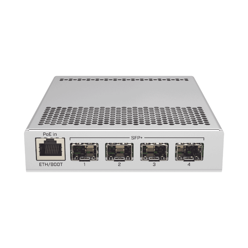 CRS3051G4SPLUSIN-AD-3-l-1 (CRS305-1G-4S+IN) Switch administrable Sistema Operativo Dual, puerto 1G Rj45, 4 puertos 10G SFP+ para Escritorio CRS305-1G-4S+IN 2