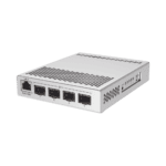(CRS305-1G-4S+IN) Switch administrable Sistema Operativo Dual, puerto 1G Rj45, 4 puertos 10G SFP+ para Escritorio CRS3051G4SPLUSIN-AD-4-l