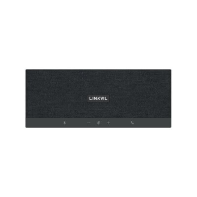 Altavoz y Micrófono portátil / Bluetooth / Conexión USB / 2 Micrófonos de 5W / Salas Medianas / Botones Touch / Linkvil