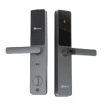 Cerradura Inteligente / Wi-Fi / Bluetooth / Códigos Temporales Para Visitantes / Lectura de Huella / Lectura de Tag / Contraseña / Botón para Timbrar / Apertura Remota / Alarma Anti-intrusión / No Requiere HUB CSDL05R200-AD-1-l