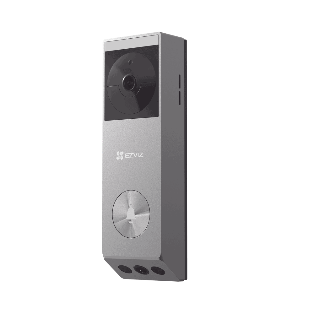 CSEP3X-l Doorbell de Batería Recargable con Transformador de 5Vcc o Panel Solar (Incluye Panel) / 3 megapíxel / Doble Lente / Protección IP65 / Audio de Dos Vías CS-EP3X 1