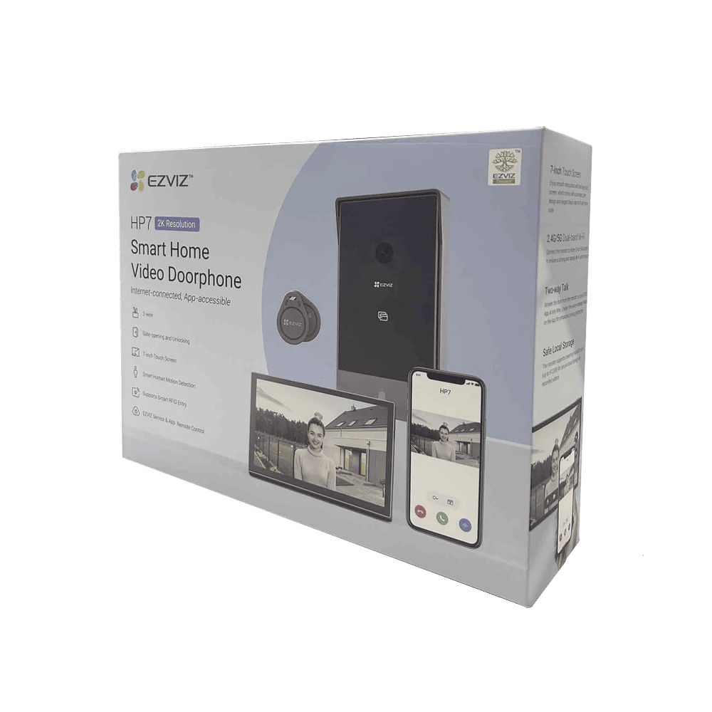CSHP7-AD-14-l Videoportero IP Conexión a 2 Hilos / Con Monitor Wi-Fi para Interior / Frente de Calle IP65 Uso En Exterior Debe Tener Protección / Cámara 3 Megapíxel / Llamada a la App / Apertura remota / Apertura de 1 Puerta y un 1 Porton CS-HP7 16